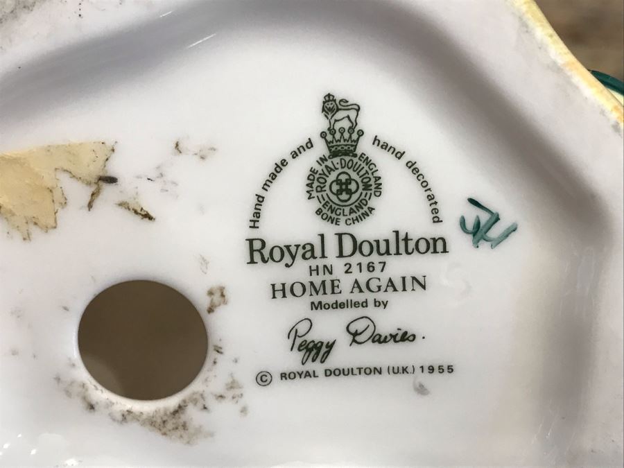 Royal Doulton Figurine HN 2617 Home Again And Wedgwood Bone China Chinese Legend Trinket Dish Bowl [Photo 7]