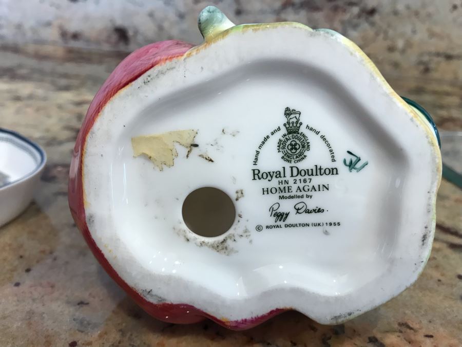 Royal Doulton Figurine HN 2617 Home Again And Wedgwood Bone China Chinese Legend Trinket Dish Bowl [Photo 6]