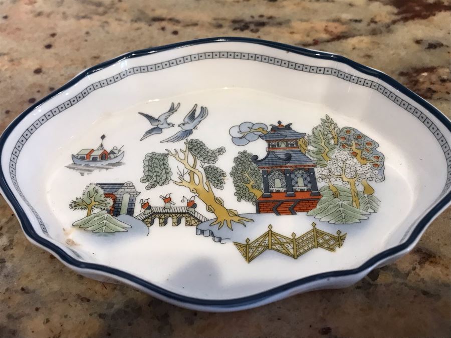 Royal Doulton Figurine HN 2617 Home Again And Wedgwood Bone China Chinese Legend Trinket Dish Bowl [Photo 8]
