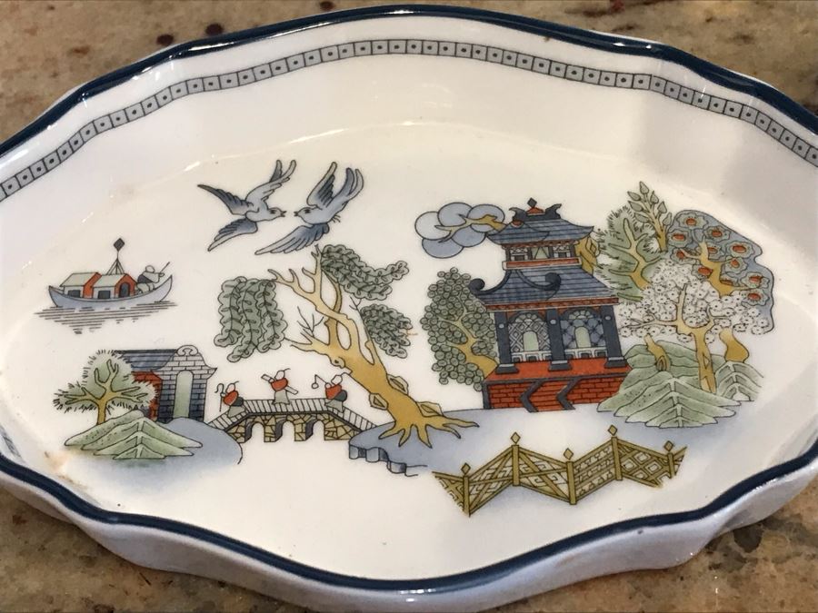 Royal Doulton Figurine HN 2617 Home Again And Wedgwood Bone China Chinese Legend Trinket Dish Bowl [Photo 9]