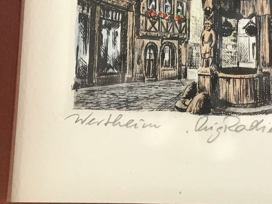 Print Of Wertheim Signed By Artist 6'W X 8'H [Photo 5]