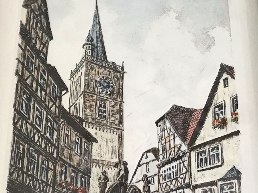 Print Of Wertheim Signed By Artist 6'W X 8'H [Photo 7]