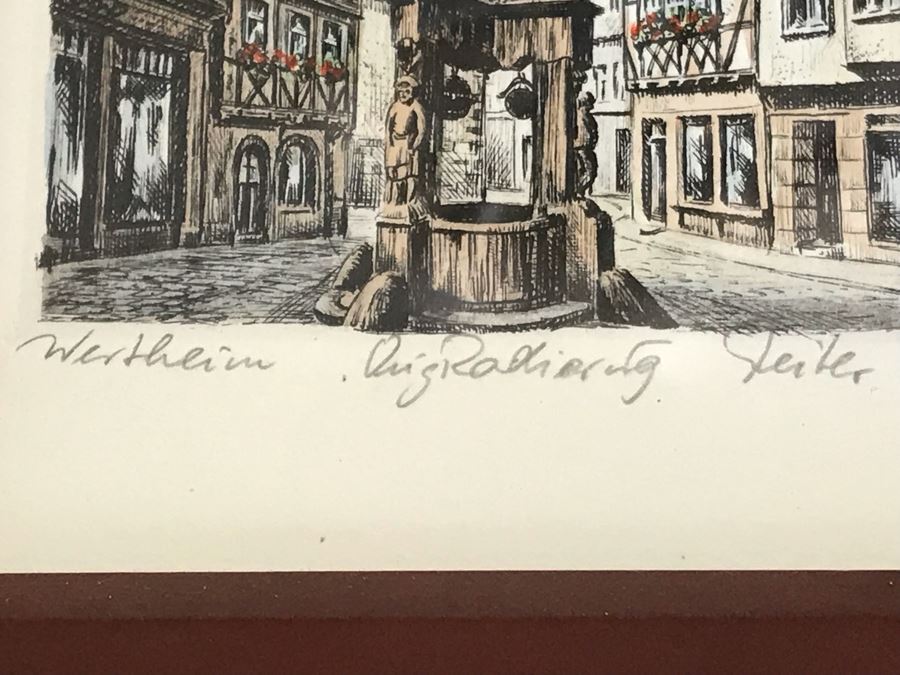 Print Of Wertheim Signed By Artist 6'W X 8'H [Photo 3]