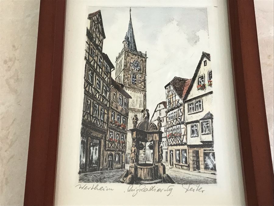 Print Of Wertheim Signed By Artist 6'W X 8'H [Photo 2]