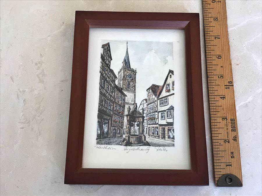Print Of Wertheim Signed By Artist 6'W X 8'H [Photo 8]
