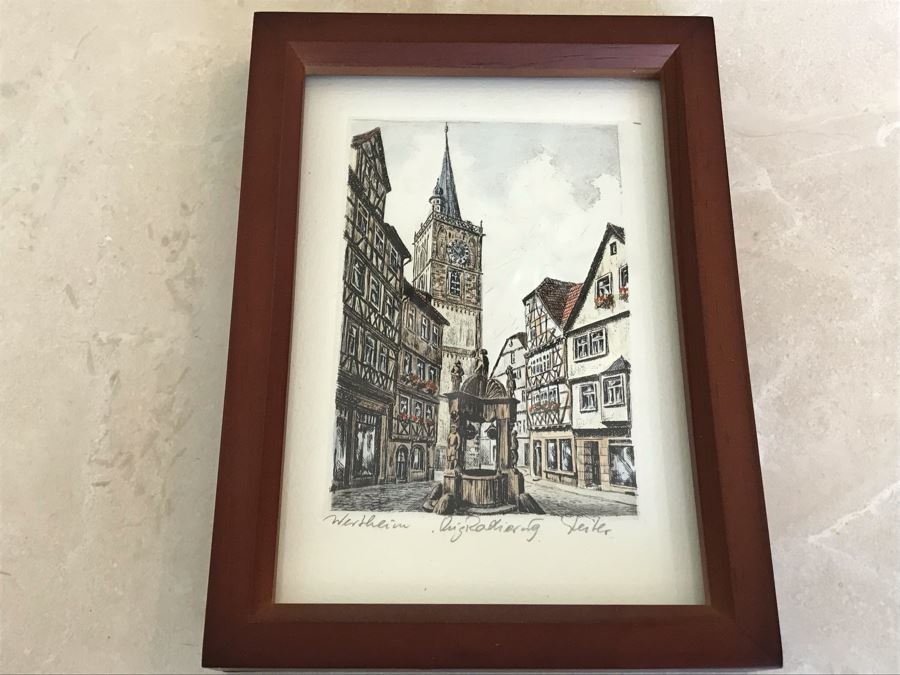 Print Of Wertheim Signed By Artist 6'W X 8'H [Photo 1]