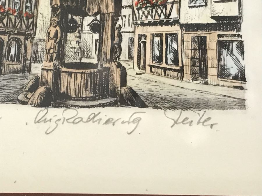 Print Of Wertheim Signed By Artist 6'W X 8'H [Photo 4]