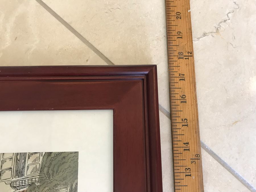 Original Pen And Ink Watercolor Painting Signed By Artist 14' X 17.5' [Photo 16]