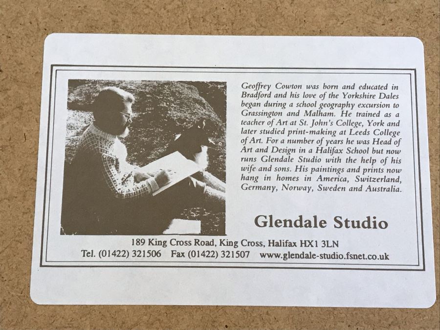 Pair Of Framed Prints Including Print Of The Home Of Beatrix Potter By Geoffrey Cowton And Amsterdam Print [Photo 8]