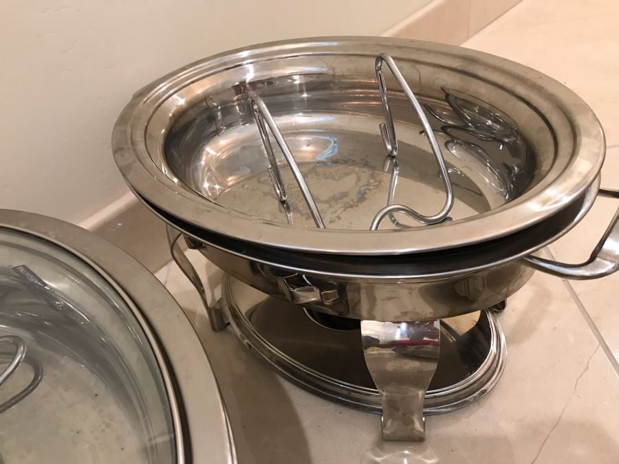 Set Of (5) Tramontina Stainless Steel Chafing Dish [Photo 8]