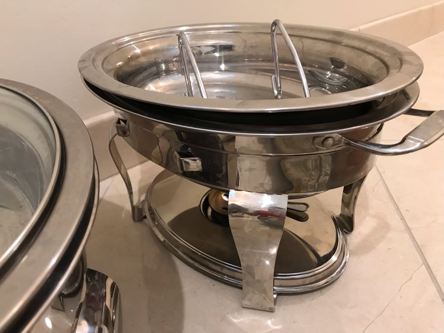 Set Of (5) Tramontina Stainless Steel Chafing Dish [Photo 7]
