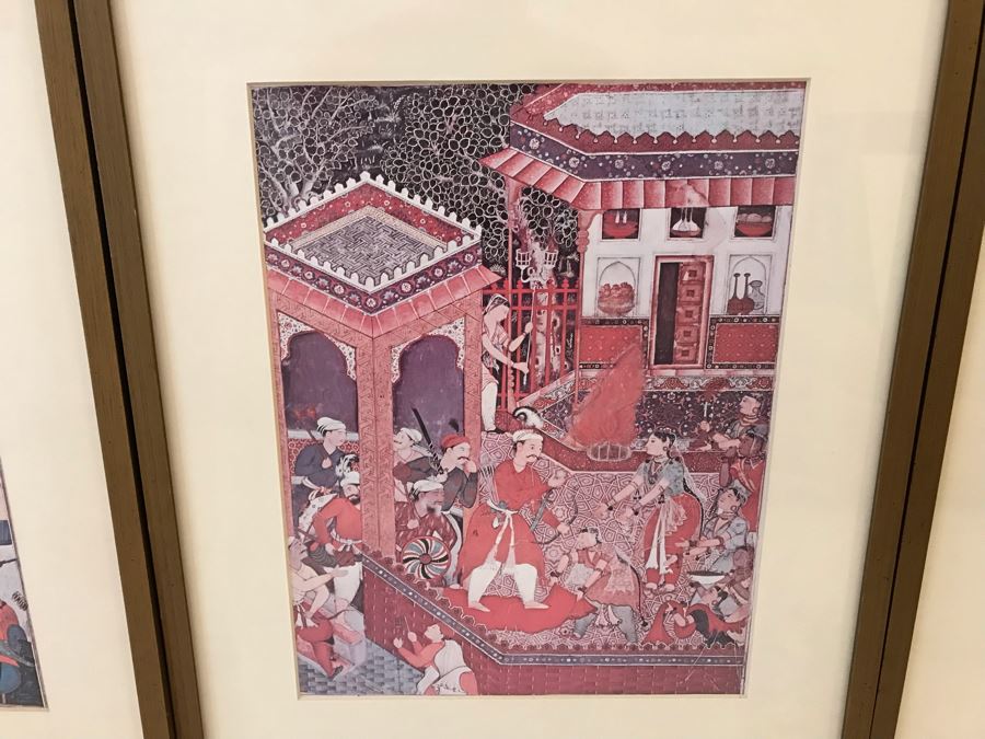 Set Of (3) Framed Persian Prints
