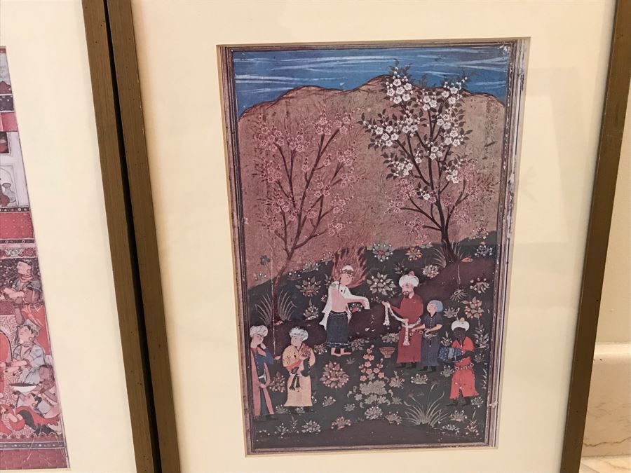 Set Of (3) Framed Persian Prints [Photo 5]