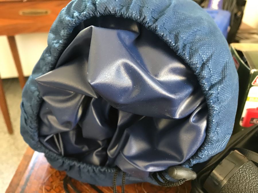 Long Metal Mag-Lite, Coleman Quick Pump And Inflatable Mattress And Binoculars [Photo 5]