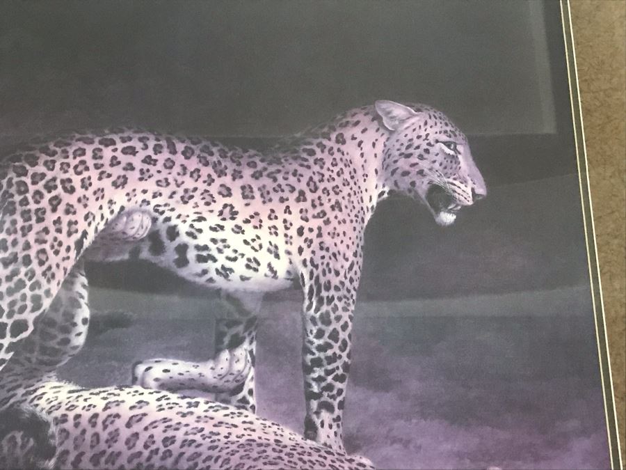 Gold Framed Leopard Print 39' X 36' [Photo 5]