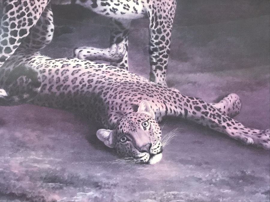 Gold Framed Leopard Print 39' X 36' [Photo 4]