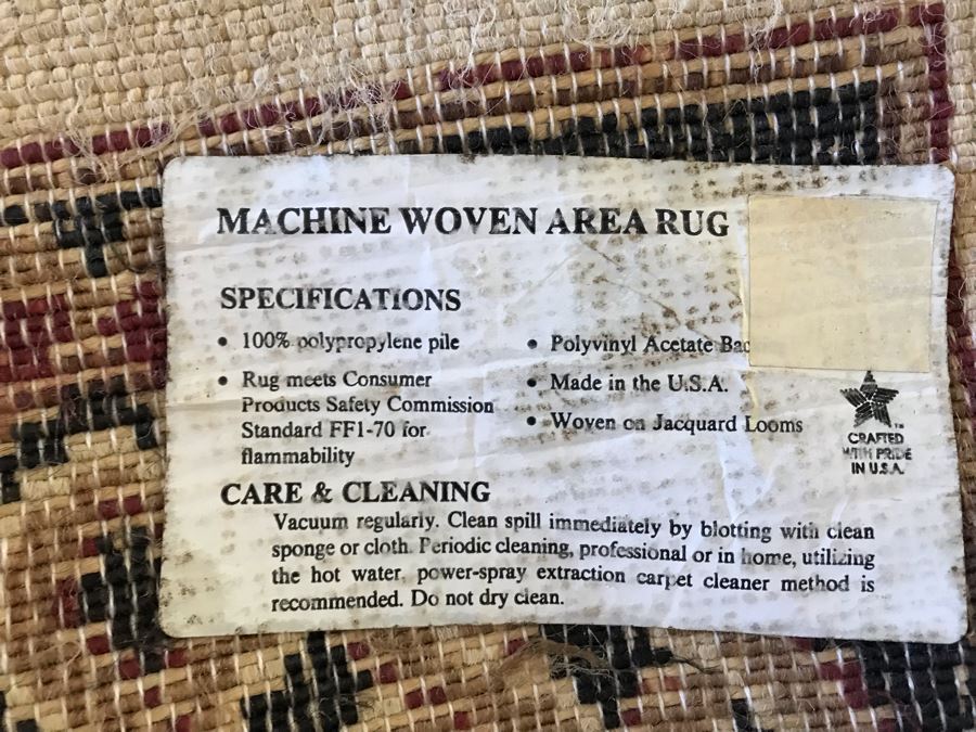 Machine Woven Synthetic Area Rug 8' X 67' [Photo 6]