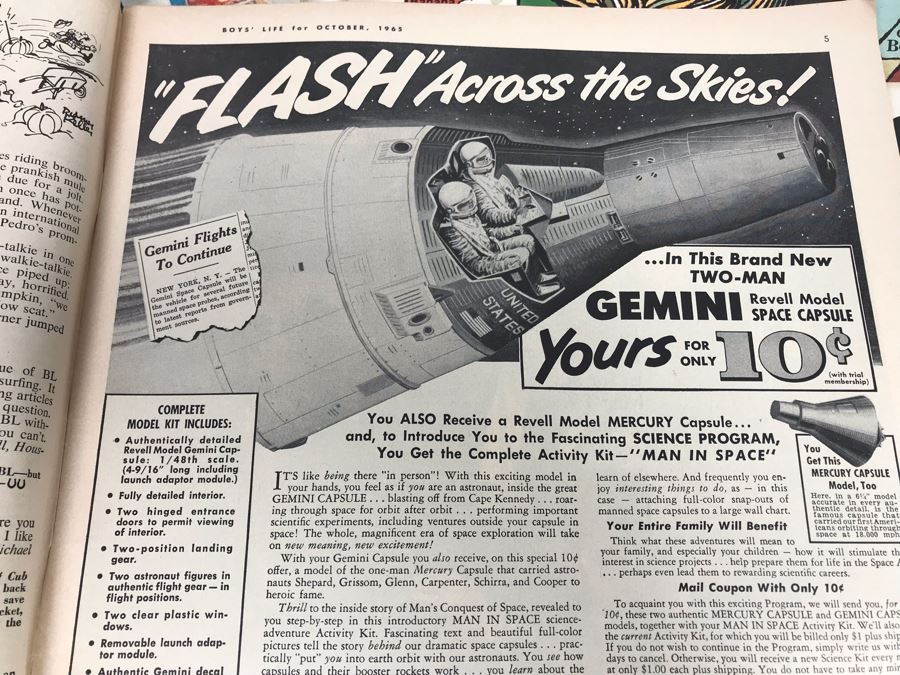 Collection Of (4) Vintage Boys' Life Magazines From 1965 [Photo 6]