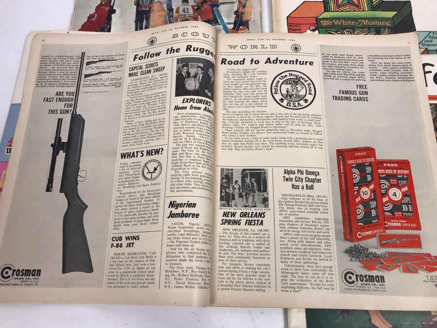Collection Of (4) Vintage Boys' Life Magazines From 1965 [Photo 9]