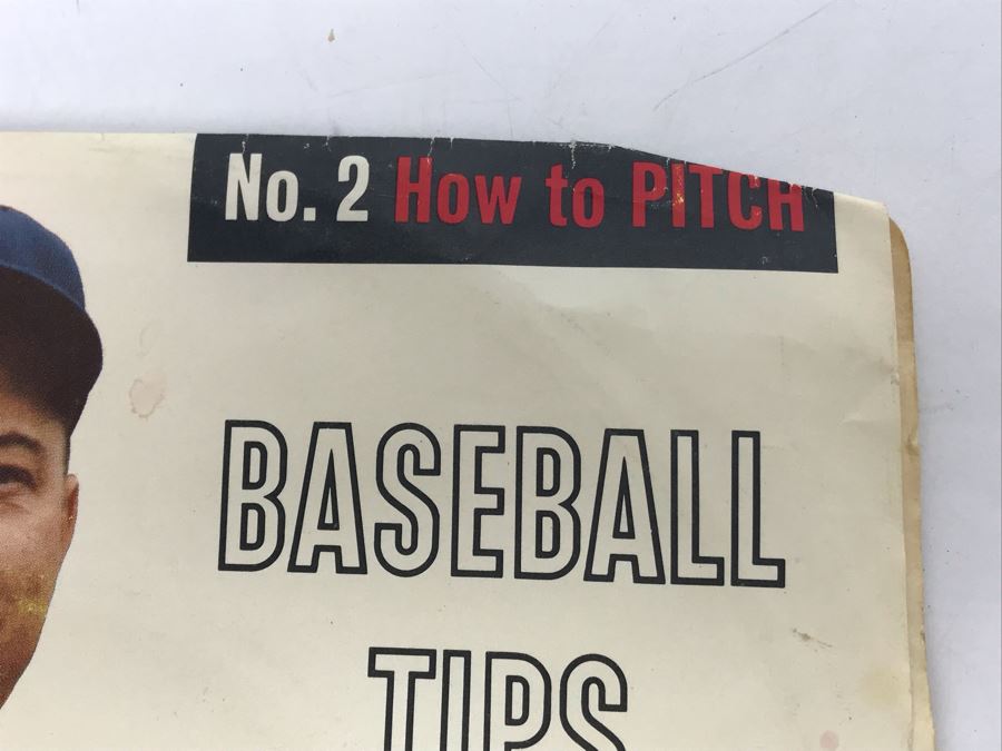 Vintage 1962 33 1/3RPM Vinyl Record Baseball Tips From The Stars No. 2 How To Pitch Mars Candy With Lou Boudreau [Photo 3]
