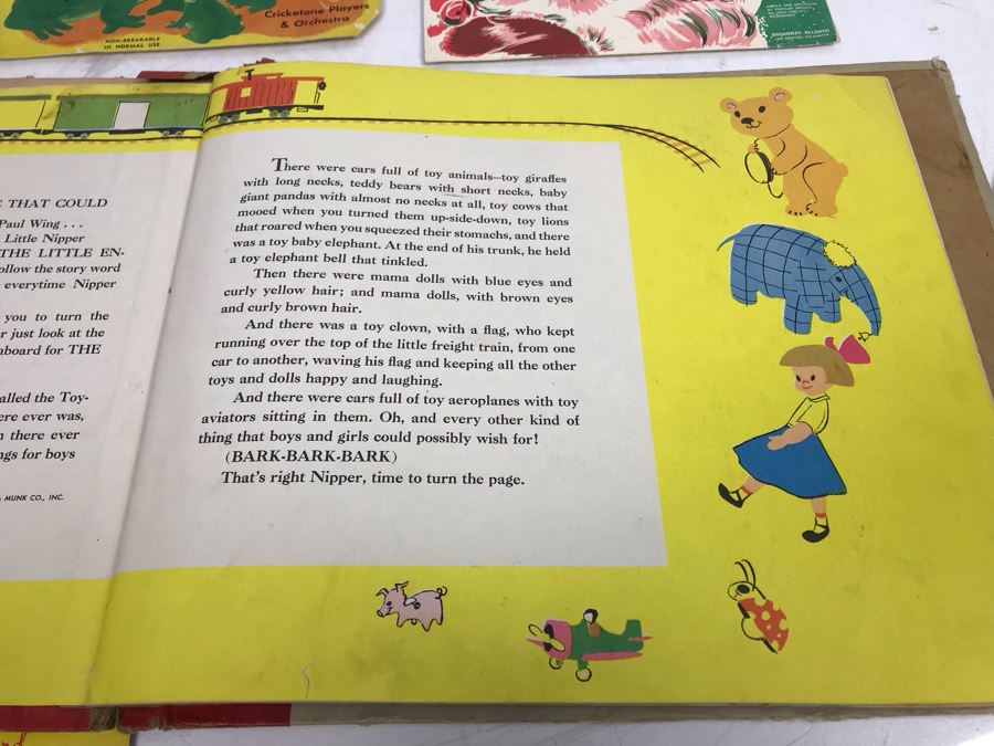 Collection Of Vintage Childrens Records: The Little Engine That Could, Walt Disney's Cinderella, Snow White And The Seven Dwarfs - See Photos [Photo 4]