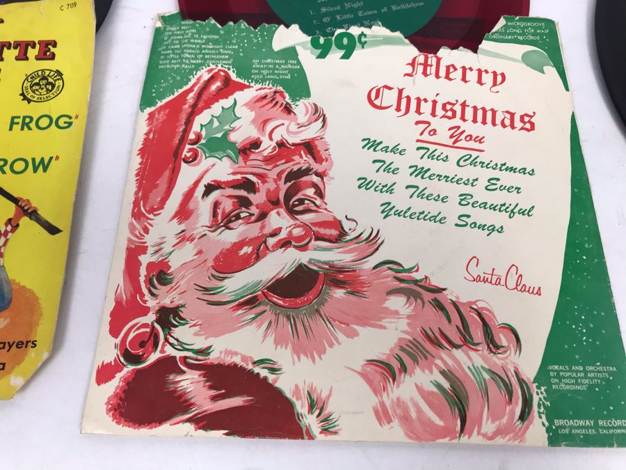 Collection Of Vintage Childrens Records: The Little Engine That Could, Walt Disney's Cinderella, Snow White And The Seven Dwarfs - See Photos [Photo 12]