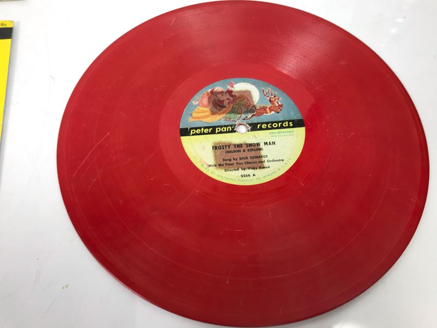 Collection Of Vintage Childrens Records: The Little Engine That Could, Walt Disney's Cinderella, Snow White And The Seven Dwarfs - See Photos [Photo 19]