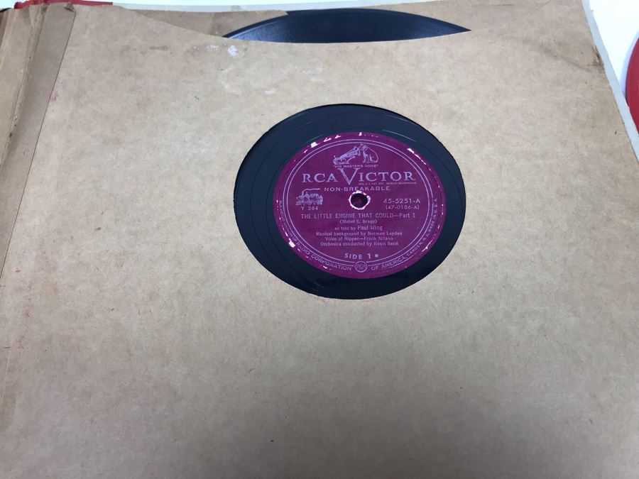 Collection Of Vintage Childrens Records: The Little Engine That Could, Walt Disney's Cinderella, Snow White And The Seven Dwarfs - See Photos [Photo 7]