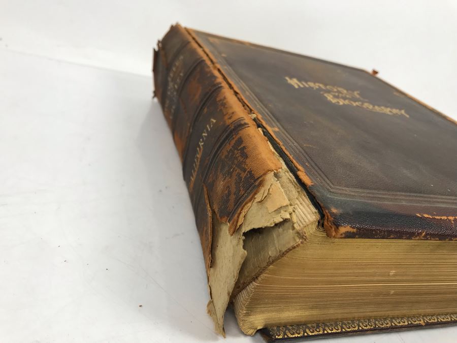 Antique 1901 Hardcover Book Historical And Biographical Record Of Los Angeles And Vicinity By J. M. Guinn Chapman Publishing Company [Photo 5]