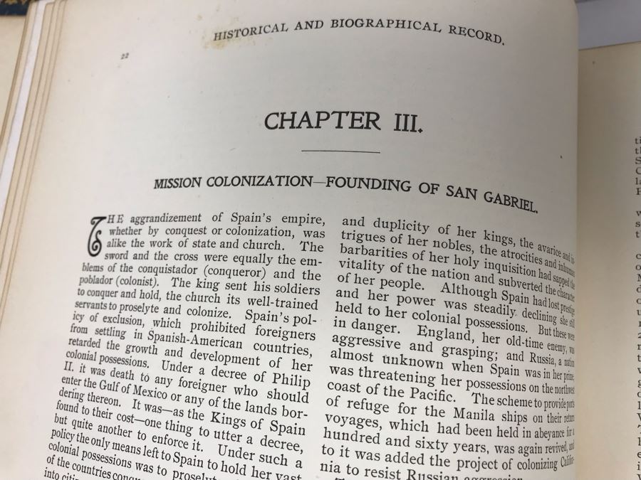Antique 1901 Hardcover Book Historical And Biographical Record Of Los Angeles And Vicinity By J. M. Guinn Chapman Publishing Company [Photo 14]