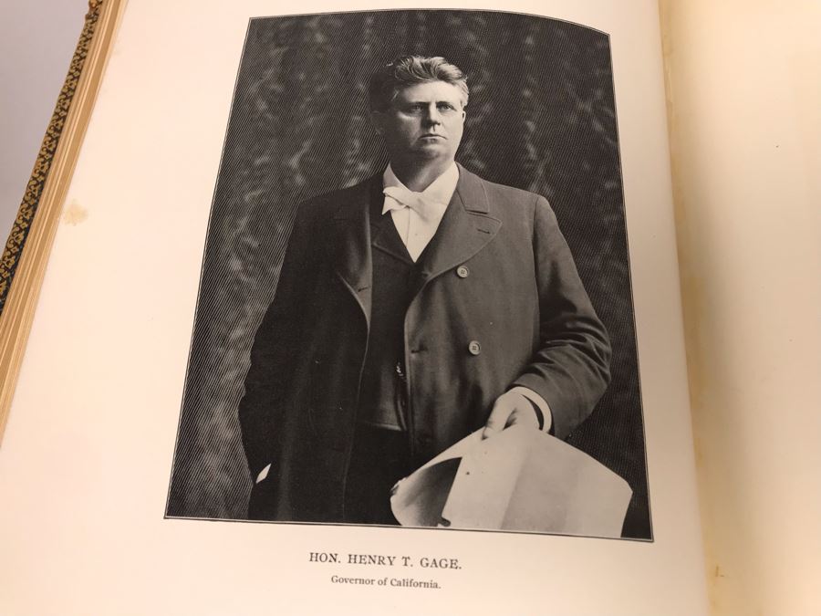 Antique 1901 Hardcover Book Historical And Biographical Record Of Los Angeles And Vicinity By J. M. Guinn Chapman Publishing Company [Photo 30]