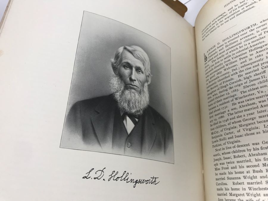 Antique 1901 Hardcover Book Historical And Biographical Record Of Los Angeles And Vicinity By J. M. Guinn Chapman Publishing Company [Photo 31]