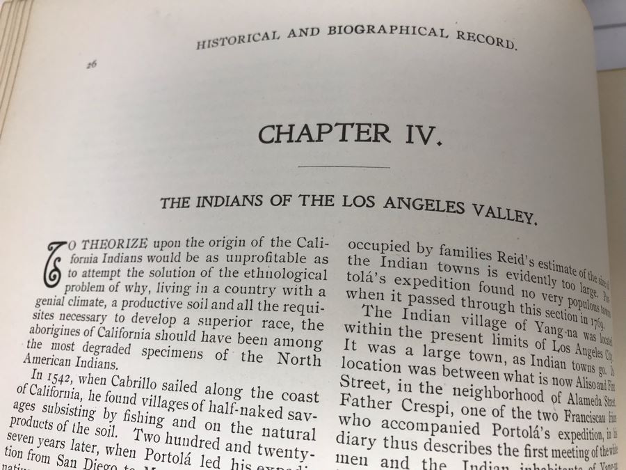 Antique 1901 Hardcover Book Historical And Biographical Record Of Los Angeles And Vicinity By J. M. Guinn Chapman Publishing Company [Photo 15]
