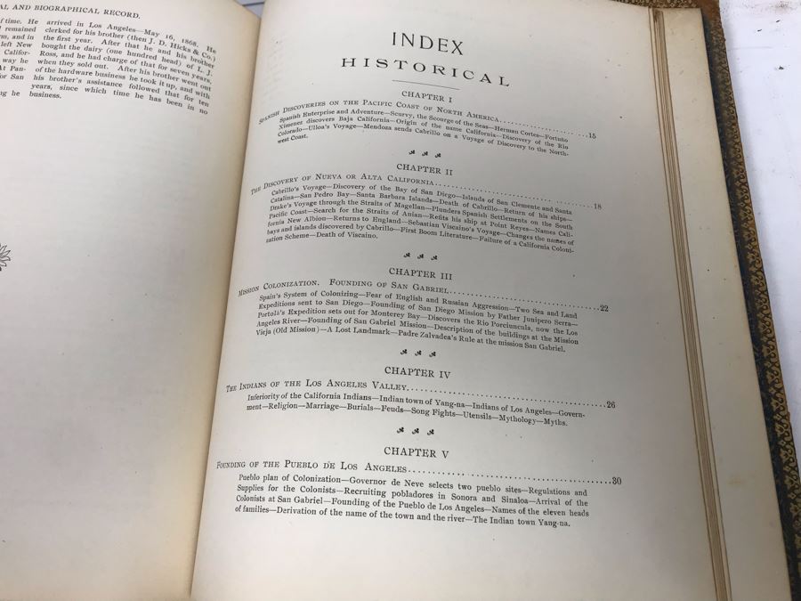 Antique 1901 Hardcover Book Historical And Biographical Record Of Los Angeles And Vicinity By J. M. Guinn Chapman Publishing Company [Photo 32]