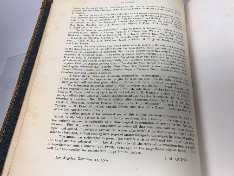 Antique 1901 Hardcover Book Historical And Biographical Record Of Los Angeles And Vicinity By J. M. Guinn Chapman Publishing Company [Photo 11]