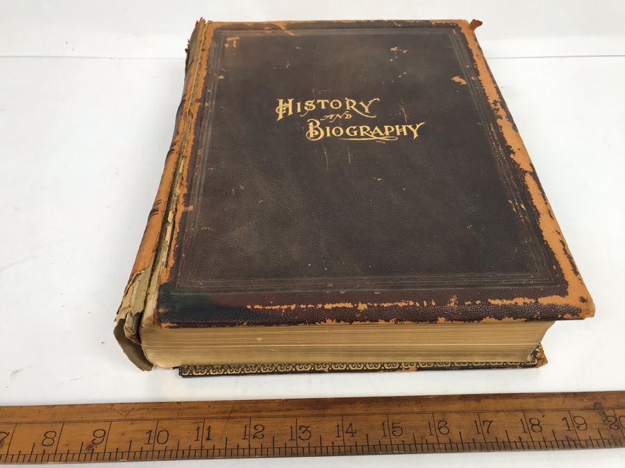 Antique 1901 Hardcover Book Historical And Biographical Record Of Los Angeles And Vicinity By J. M. Guinn Chapman Publishing Company [Photo 4]