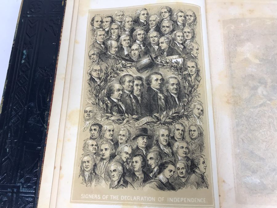 Antique 1859 2 Volume Hardcover Book Set: Pictorial Field Book Of The Revolution (War For Independence) By Benson J. Lossing New York: Harper Brothers, Franklin Square With Eleven Hundred Engravings [Photo 53]