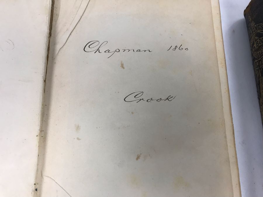 Antique 1859 2 Volume Hardcover Book Set: Pictorial Field Book Of The Revolution (War For Independence) By Benson J. Lossing New York: Harper Brothers, Franklin Square With Eleven Hundred Engravings [Photo 18]