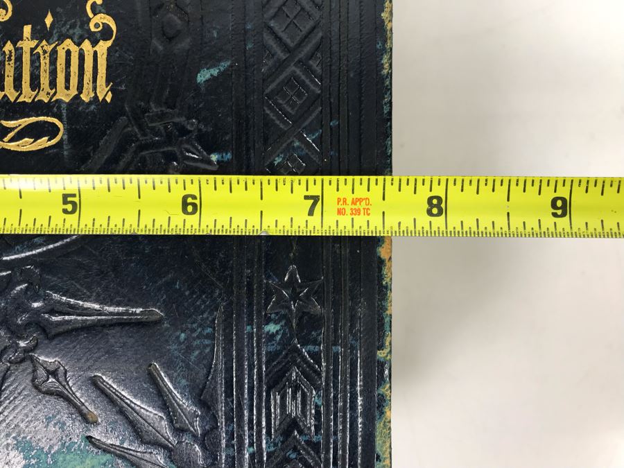 Antique 1859 2 Volume Hardcover Book Set: Pictorial Field Book Of The Revolution (War For Independence) By Benson J. Lossing New York: Harper Brothers, Franklin Square With Eleven Hundred Engravings [Photo 85]