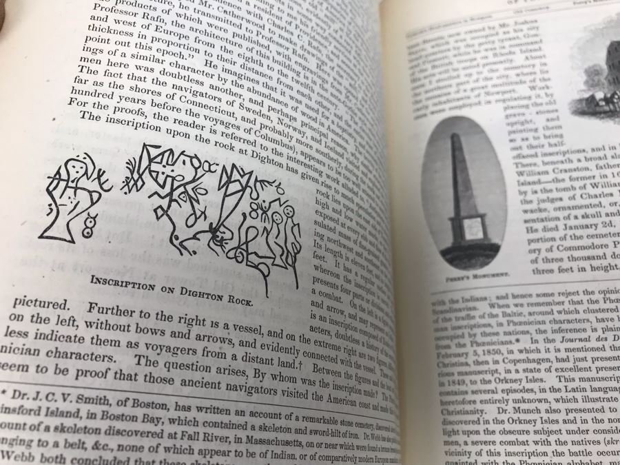 Antique 1859 2 Volume Hardcover Book Set: Pictorial Field Book Of The Revolution (War For Independence) By Benson J. Lossing New York: Harper Brothers, Franklin Square With Eleven Hundred Engravings [Photo 43]