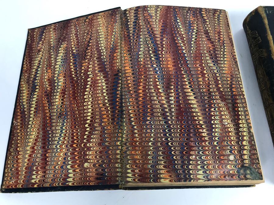 Antique 1859 2 Volume Hardcover Book Set: Pictorial Field Book Of The Revolution (War For Independence) By Benson J. Lossing New York: Harper Brothers, Franklin Square With Eleven Hundred Engravings [Photo 14]