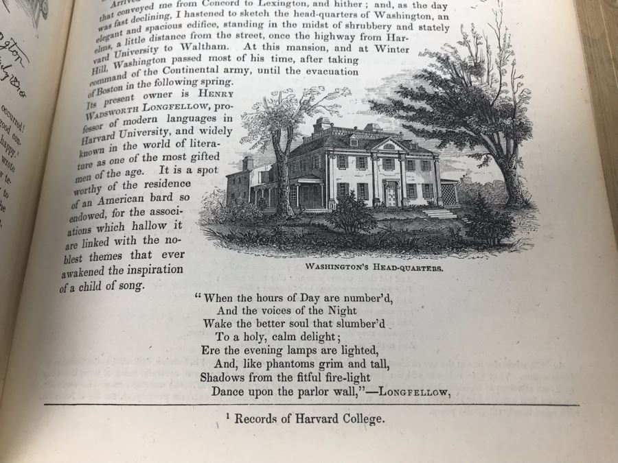 Antique 1859 2 Volume Hardcover Book Set: Pictorial Field Book Of The Revolution (War For Independence) By Benson J. Lossing New York: Harper Brothers, Franklin Square With Eleven Hundred Engravings [Photo 44]