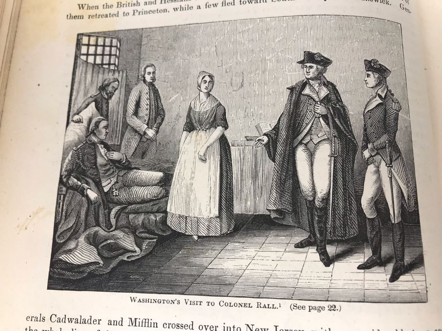 Antique 1859 2 Volume Hardcover Book Set: Pictorial Field Book Of The Revolution (War For Independence) By Benson J. Lossing New York: Harper Brothers, Franklin Square With Eleven Hundred Engravings [Photo 63]