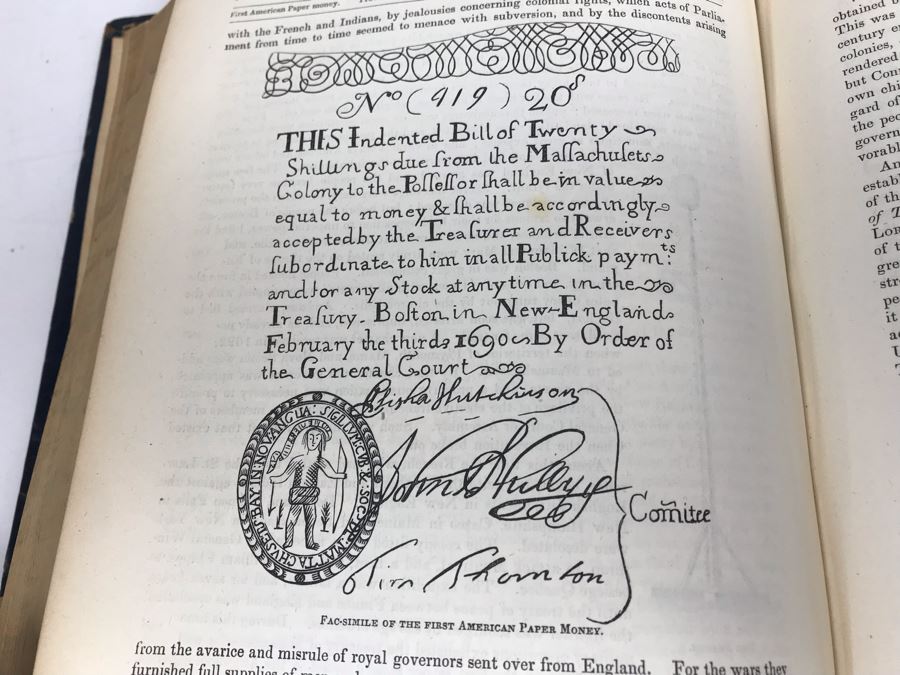 Antique 1859 2 Volume Hardcover Book Set: Pictorial Field Book Of The Revolution (War For Independence) By Benson J. Lossing New York: Harper Brothers, Franklin Square With Eleven Hundred Engravings [Photo 45]