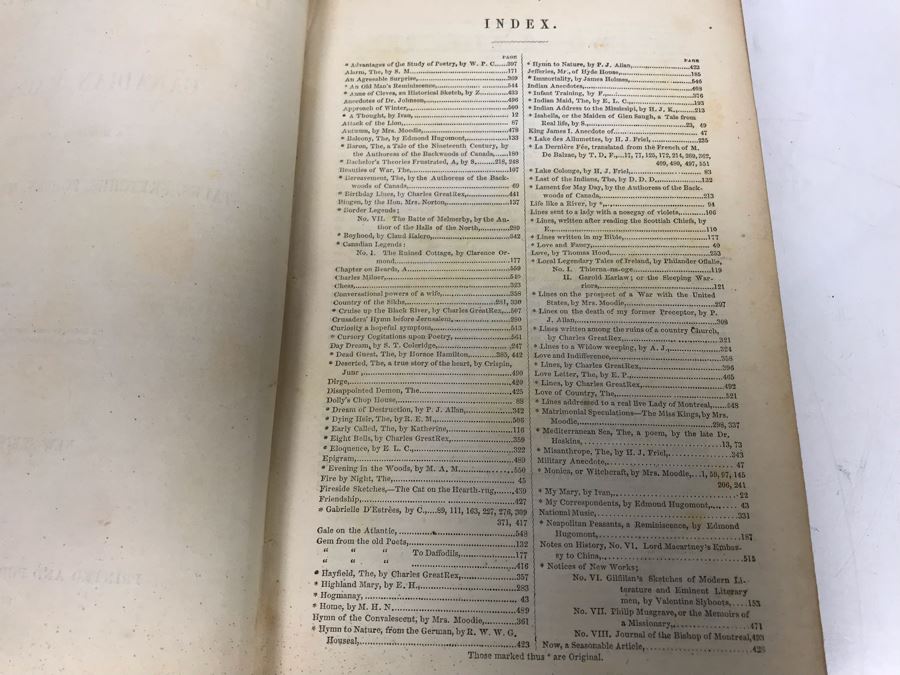 Antique 1846 Hardcover Book The Literary Garland, And Canadian Magazine; A Monthly Repository Of Tales, Sketches, Poetry, Music, Engravings New Series Volume IV Lovell & Gibson [Photo 11]