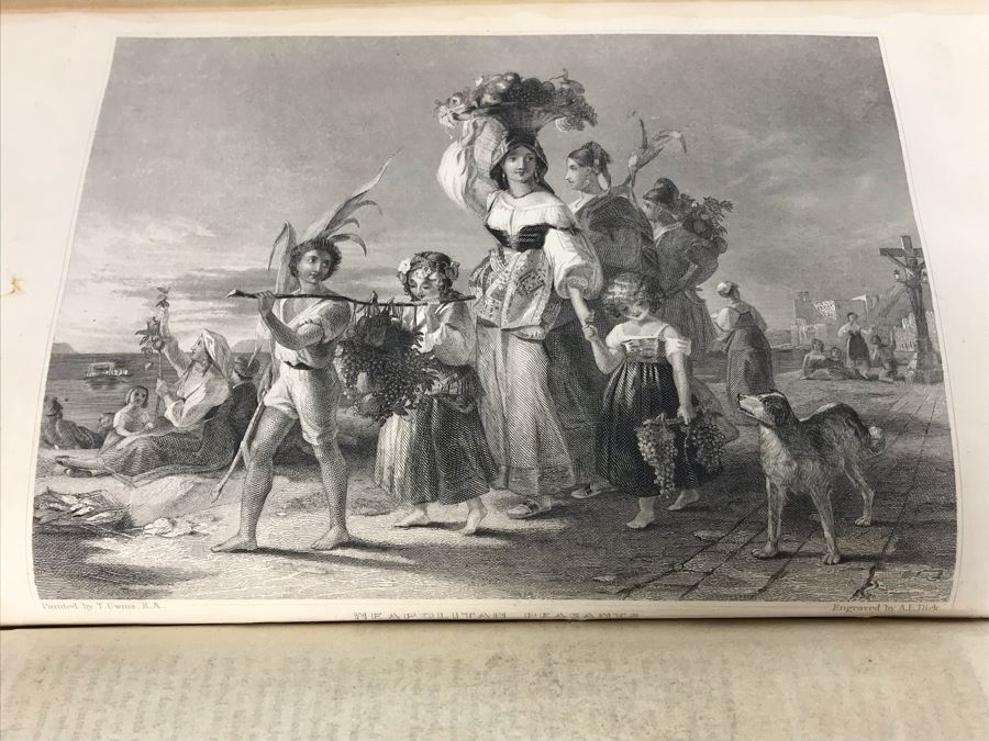 Antique 1846 Hardcover Book The Literary Garland, And Canadian Magazine; A Monthly Repository Of Tales, Sketches, Poetry, Music, Engravings New Series Volume IV Lovell & Gibson [Photo 21]