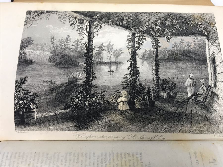 Antique 1846 Hardcover Book The Literary Garland, And Canadian Magazine; A Monthly Repository Of Tales, Sketches, Poetry, Music, Engravings New Series Volume IV Lovell & Gibson [Photo 25]