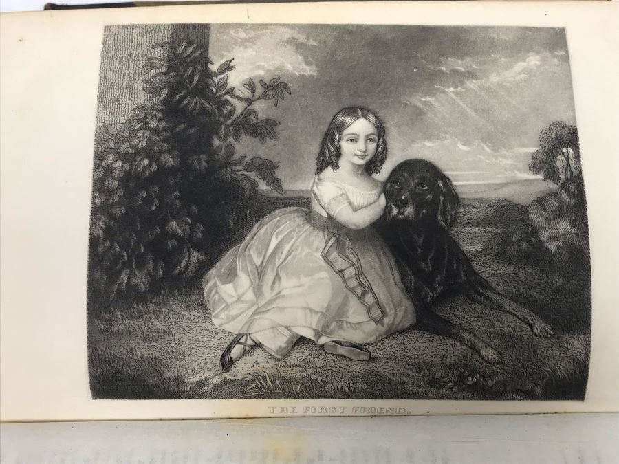 Antique 1846 Hardcover Book The Literary Garland, And Canadian Magazine; A Monthly Repository Of Tales, Sketches, Poetry, Music, Engravings New Series Volume IV Lovell & Gibson [Photo 23]