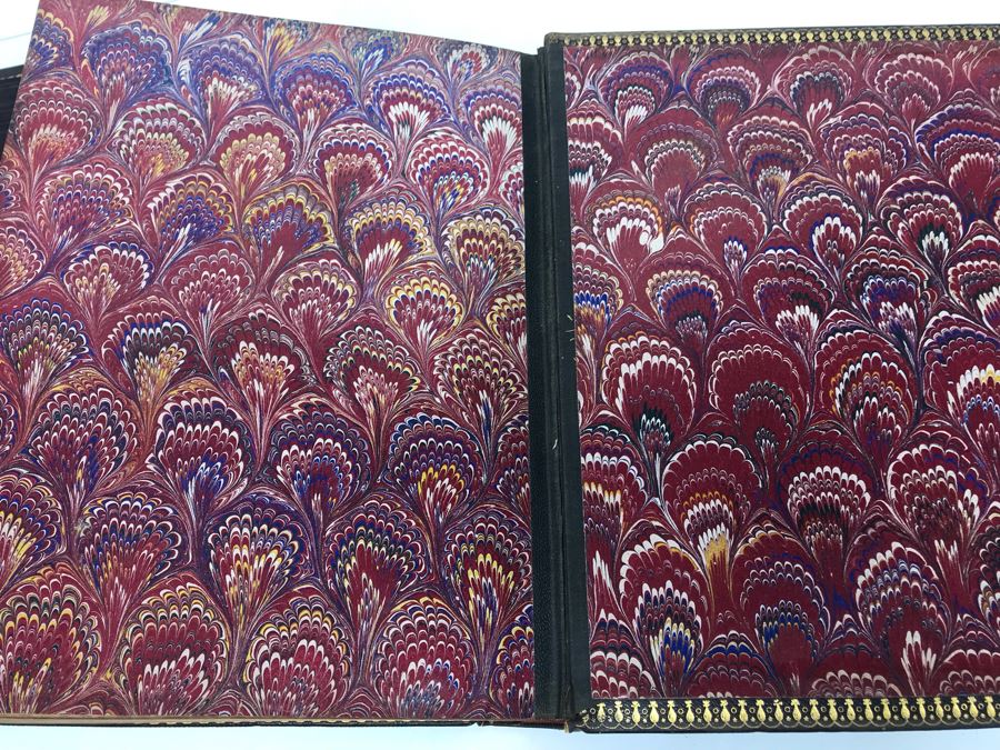 Antique 1872 (Vol 1) And 1874 (Vol 2) Hardcover Books: Picturesque America; Or, The Land We Live In With Illustrations On Steel And Wood By Eminent American Artists 10.5' X 12.5' [Photo 27]