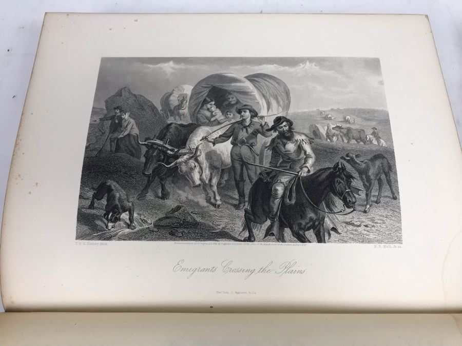 Antique 1872 (Vol 1) And 1874 (Vol 2) Hardcover Books: Picturesque America; Or, The Land We Live In With Illustrations On Steel And Wood By Eminent American Artists 10.5' X 12.5' [Photo 39]